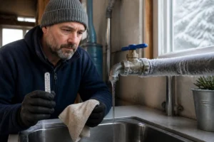 Prévenir le gel des canalisations en hiver