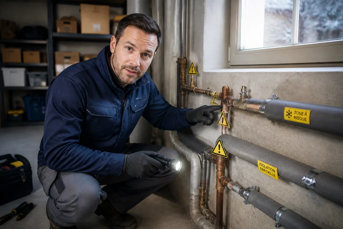 Prévenir le gel des canalisations en hiver